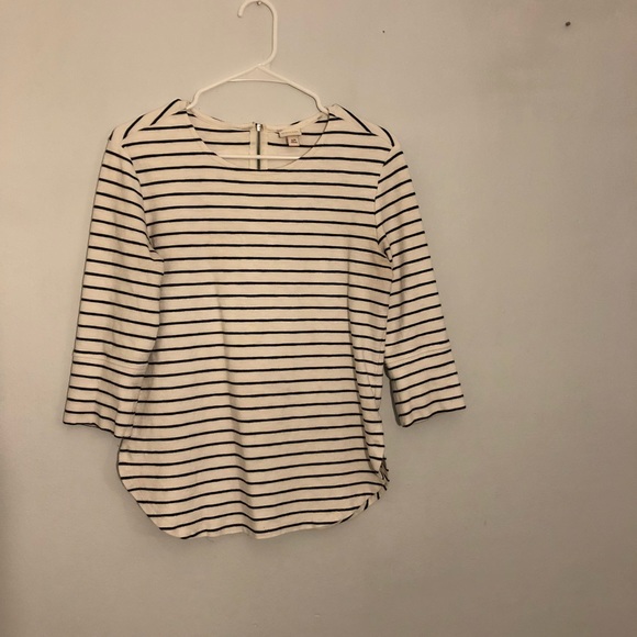 Merona Nautical Striped Top with Scoop Neck - Picture 2 of 8
